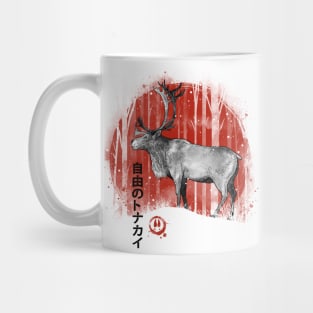 Reindeer in Freedom Mug